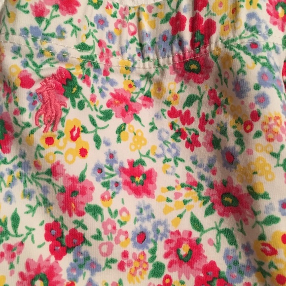 Ralph Lauren Other - Ralph Lauren Baby Floral Leggings Polo 12 Months